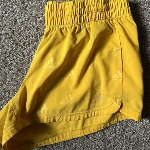 Yellow Adidas Shorts